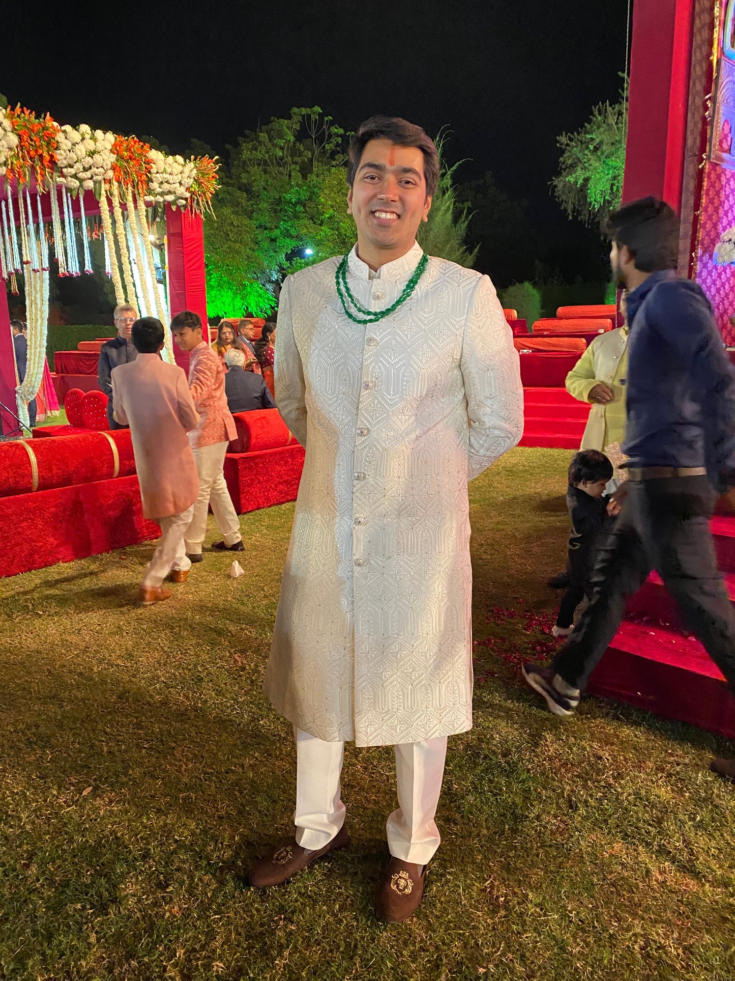 Off White Sherwani
