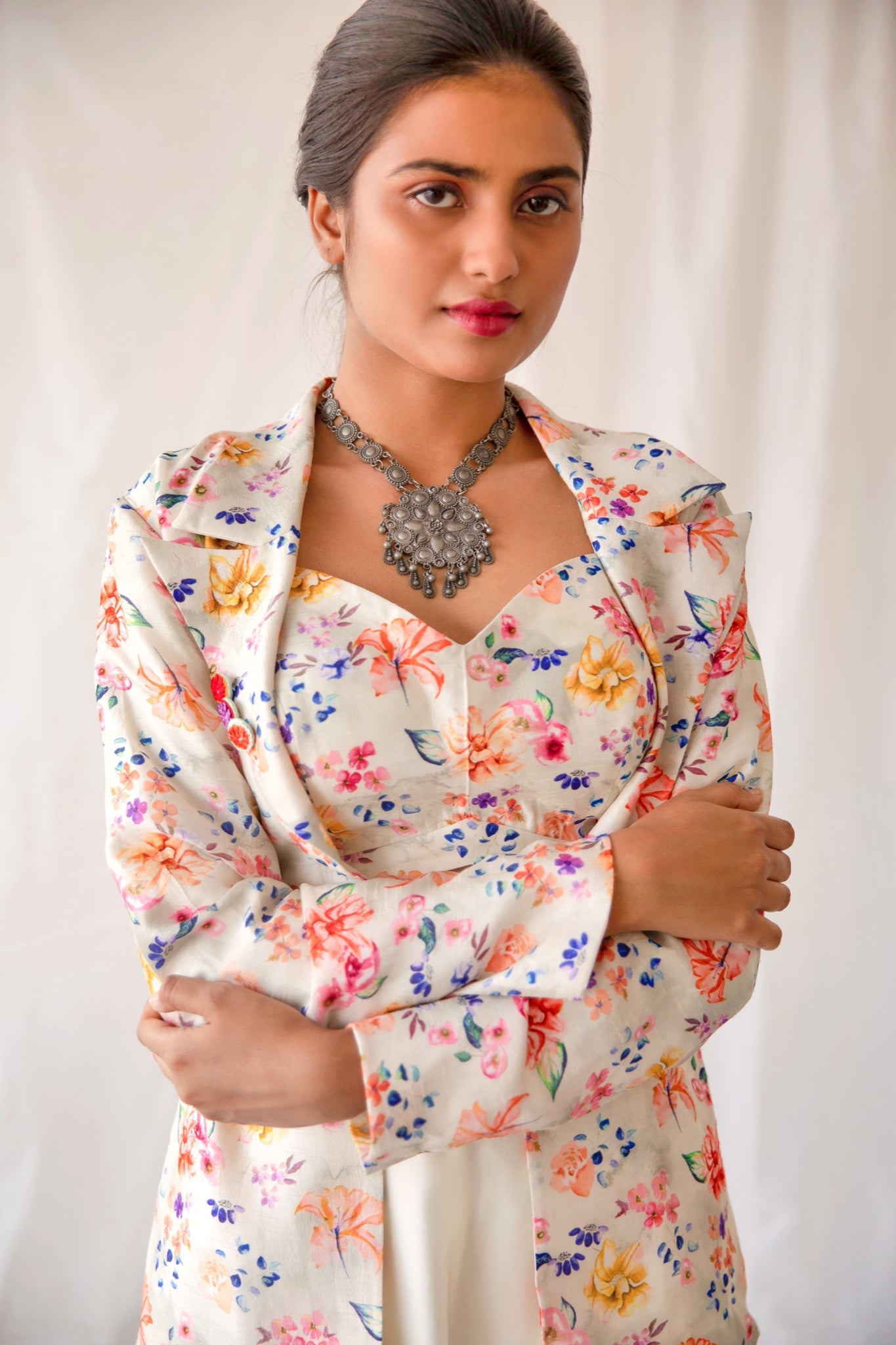 Light Grey Jacket Top & Pants