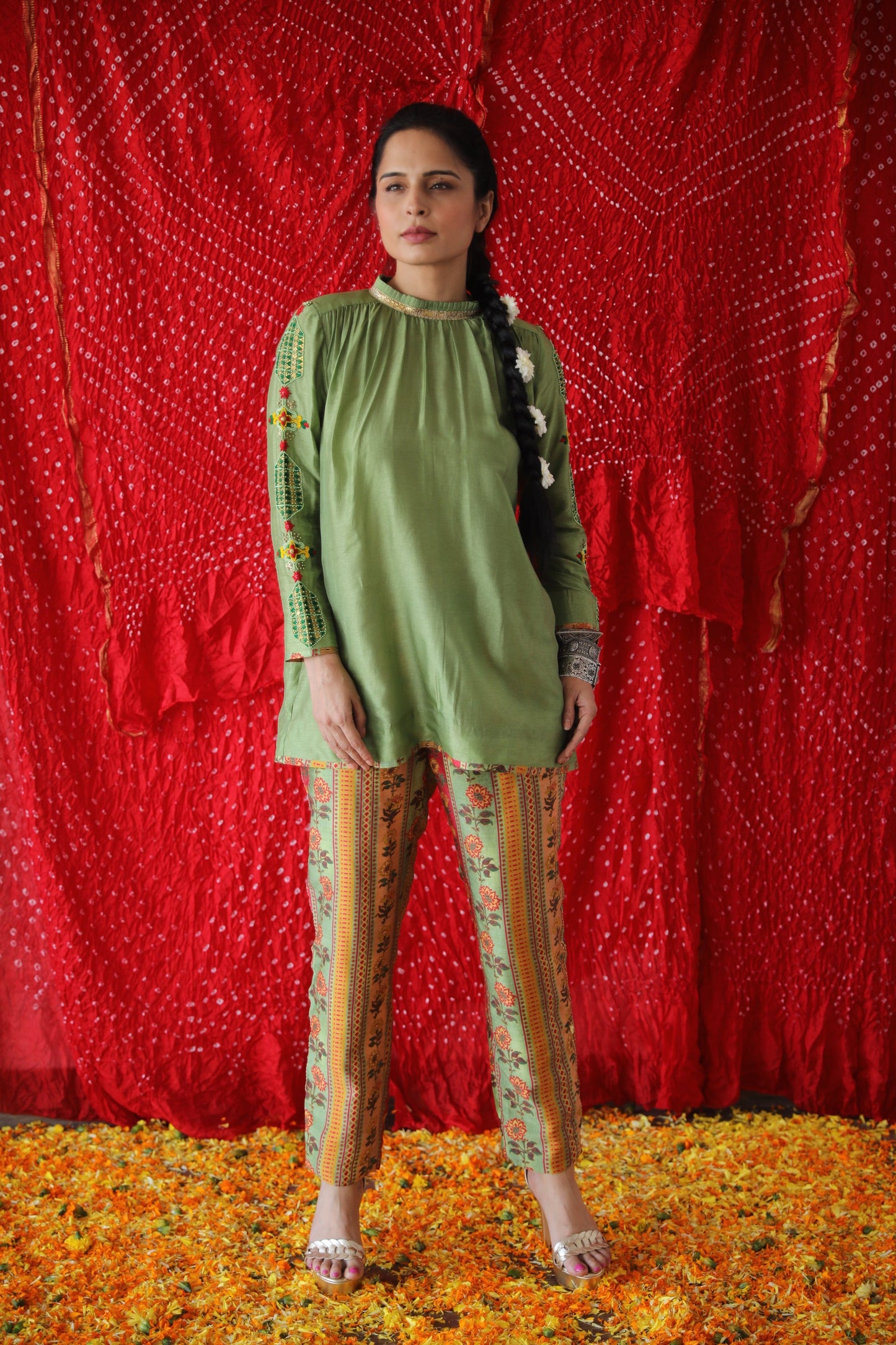Green Top & Pant