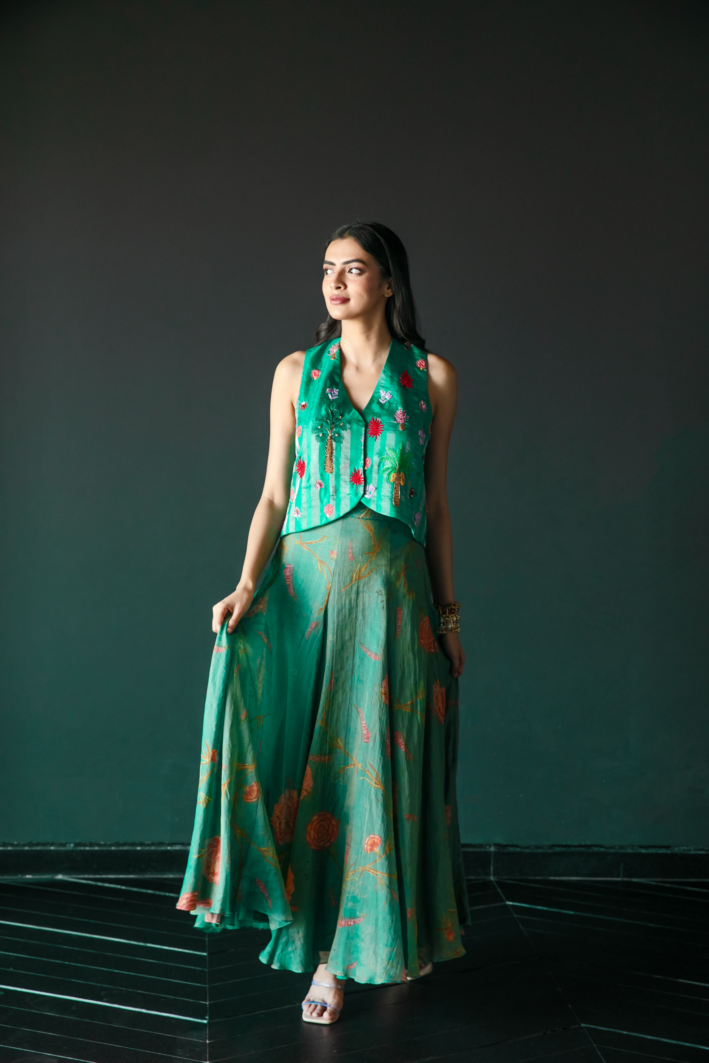 Kalpaha Waist Coat & Skirt