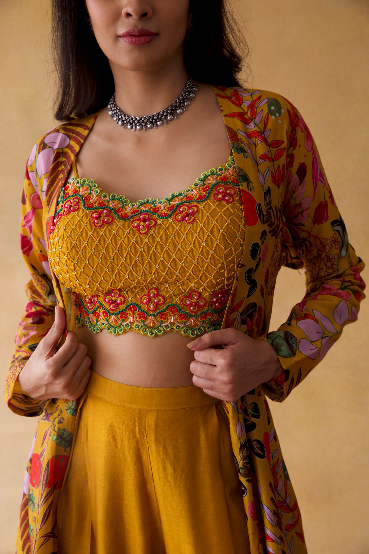 Mustard Top, Pant & Jacket