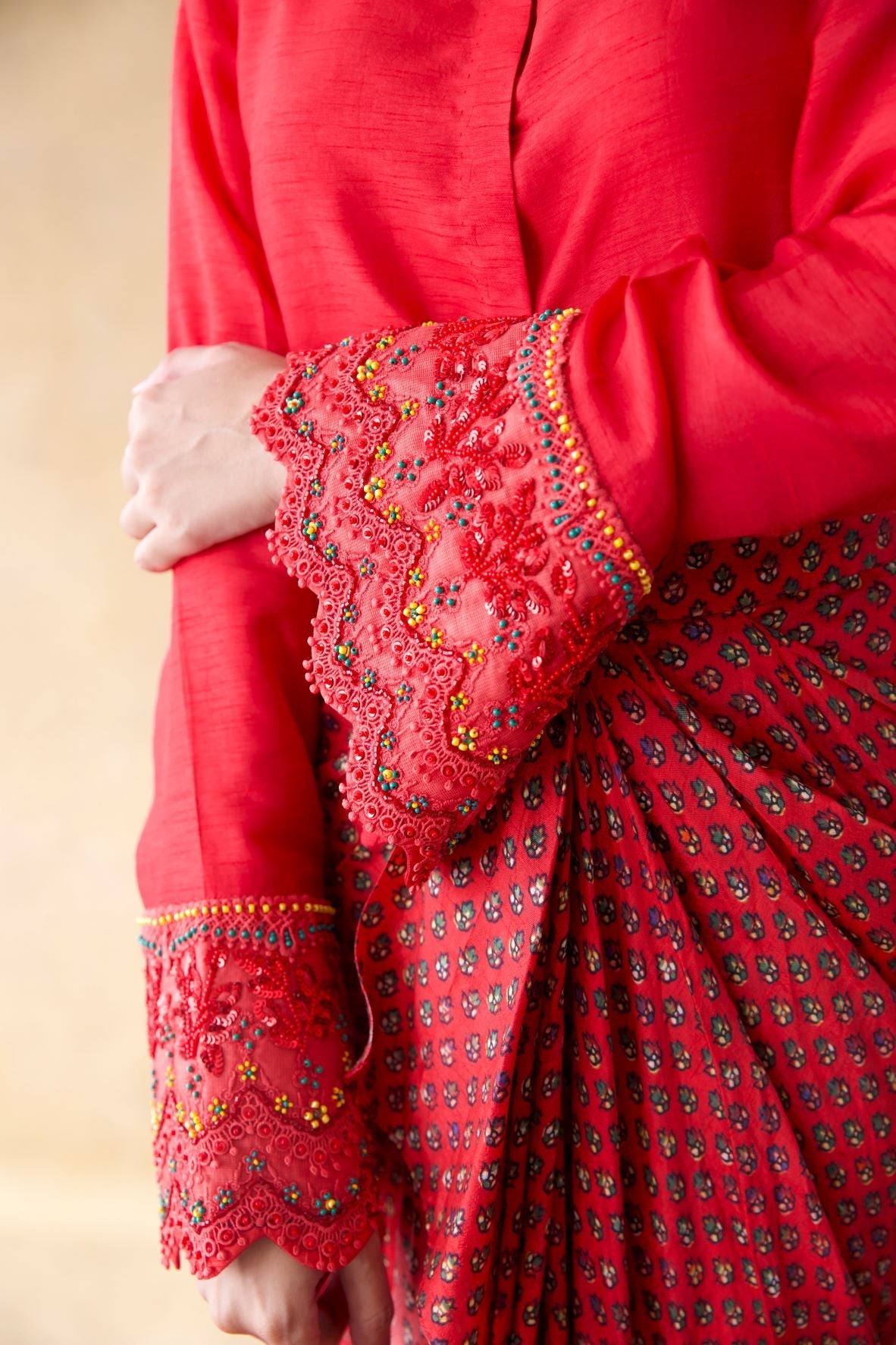 Red Shirt & Skirt