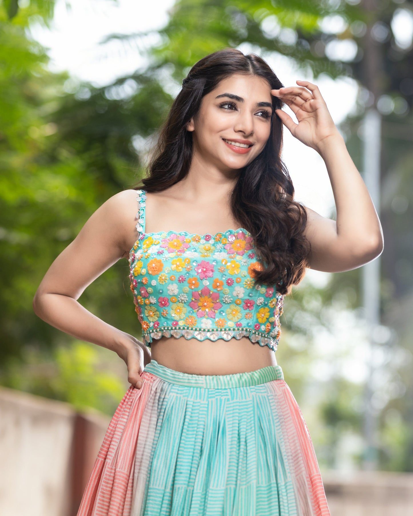 The Floral Lehenga