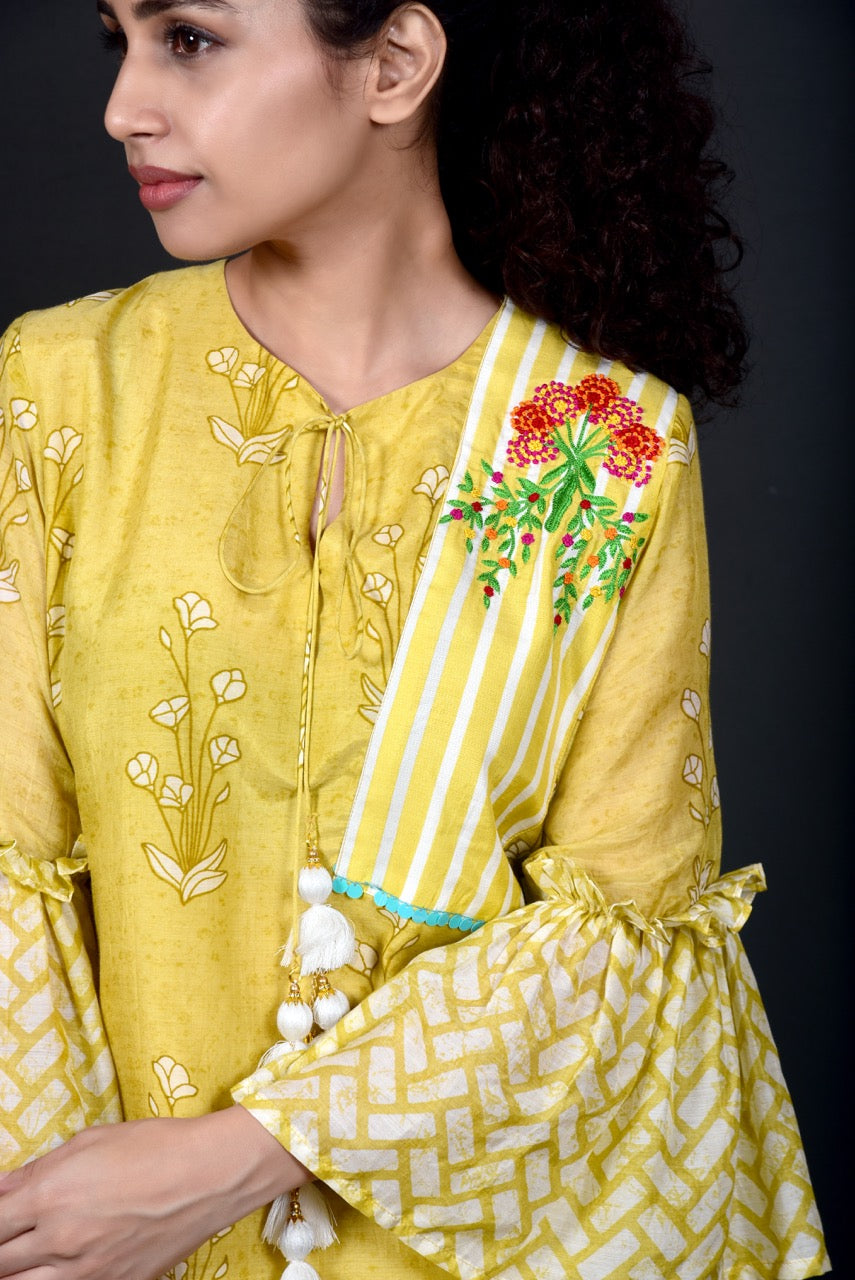 Yellow Kurta Set