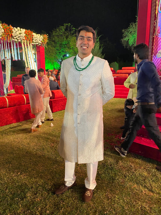 Off White Sherwani