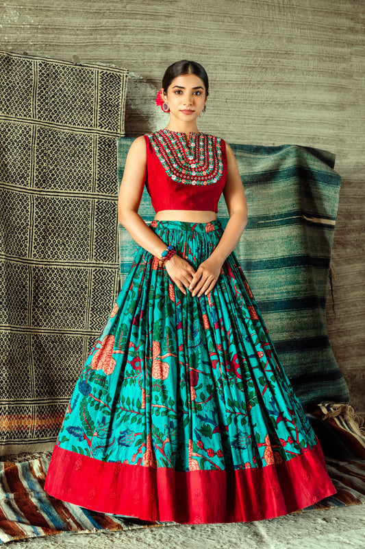 Blooming Floral Lehenga