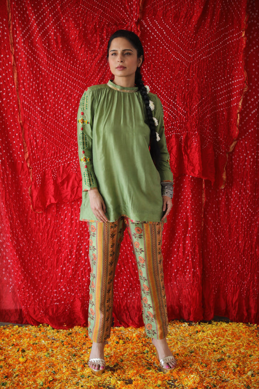 Green Top & Pant