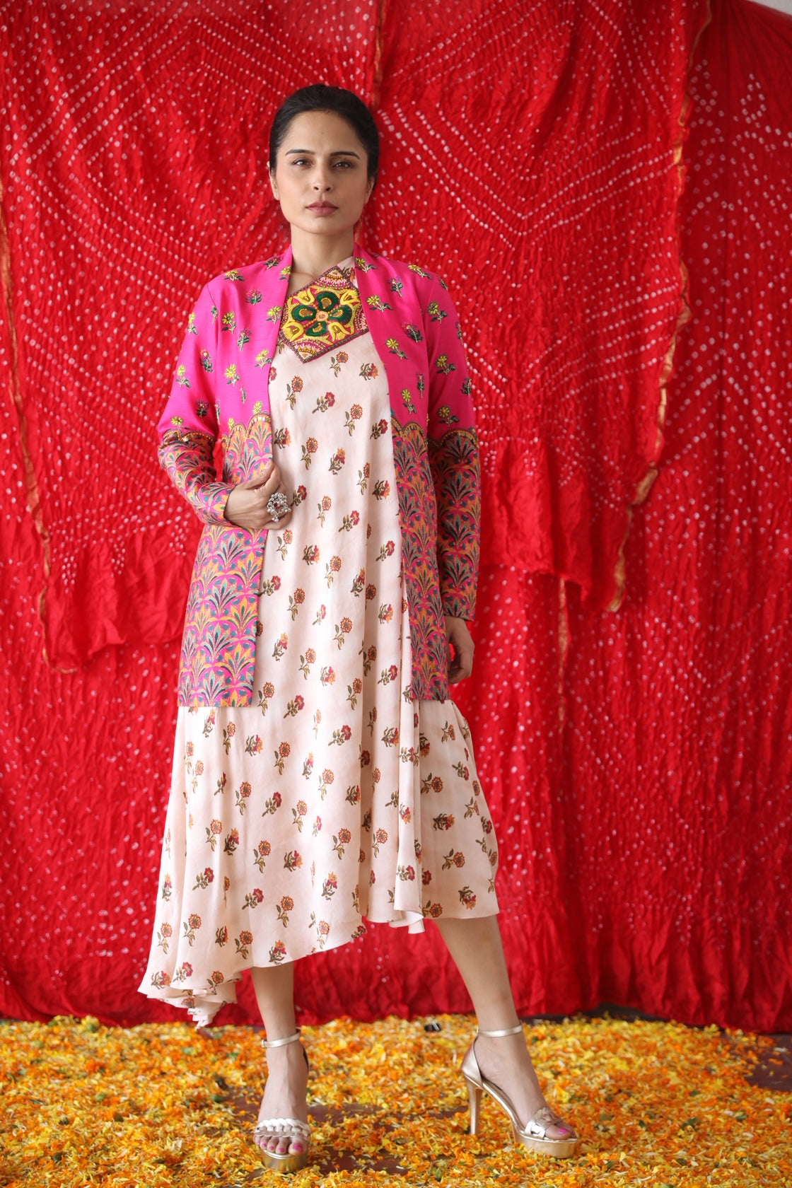 One Shoulder Dress & Jacket