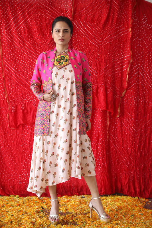 One Shoulder Dress & Jacket