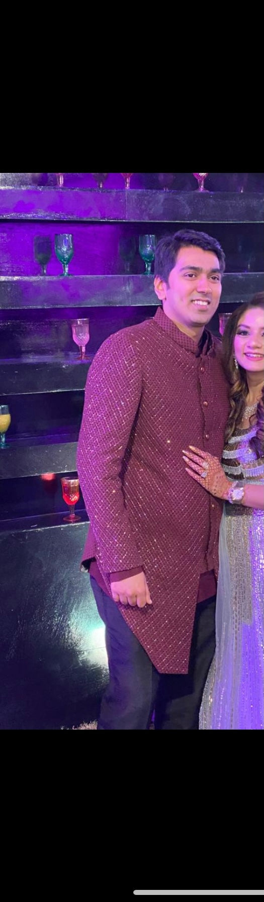 Maroon Bandhgala