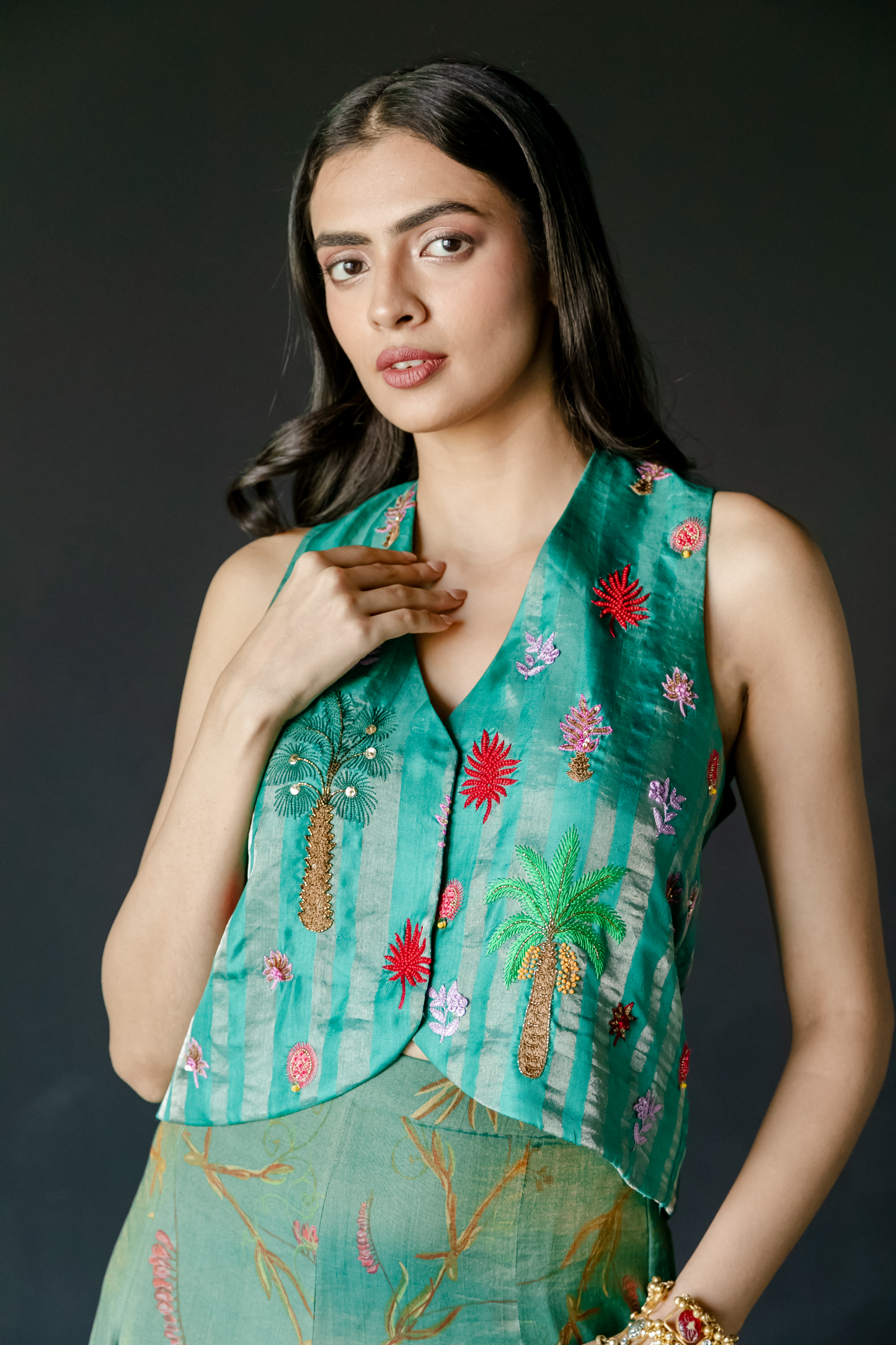 Kalpaha Waist Coat & Skirt