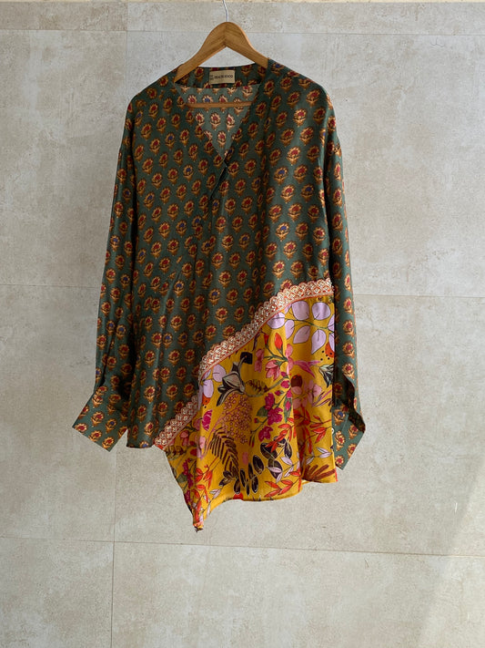Dark green kurti