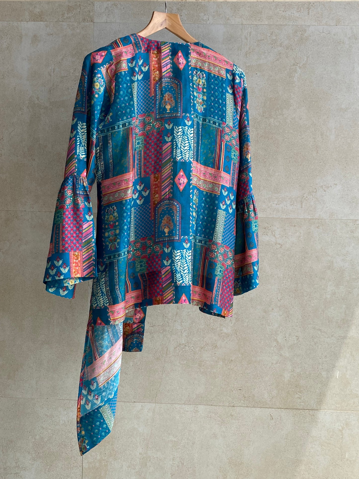 Blue printed kurti