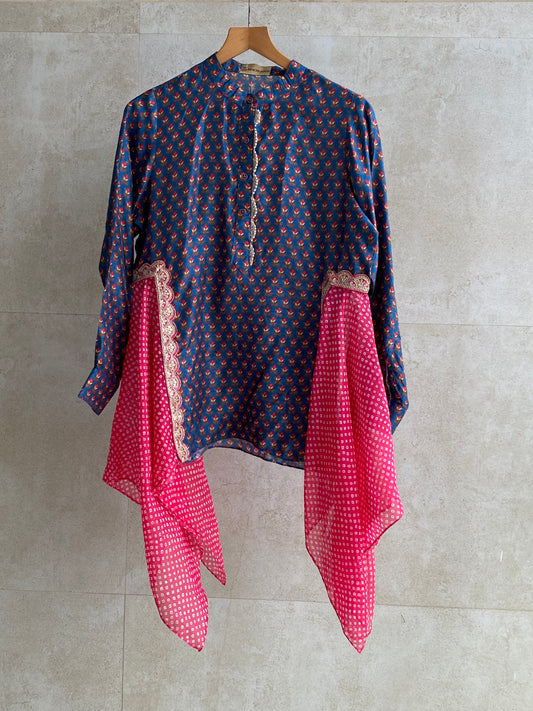 Blue printed Kurti
