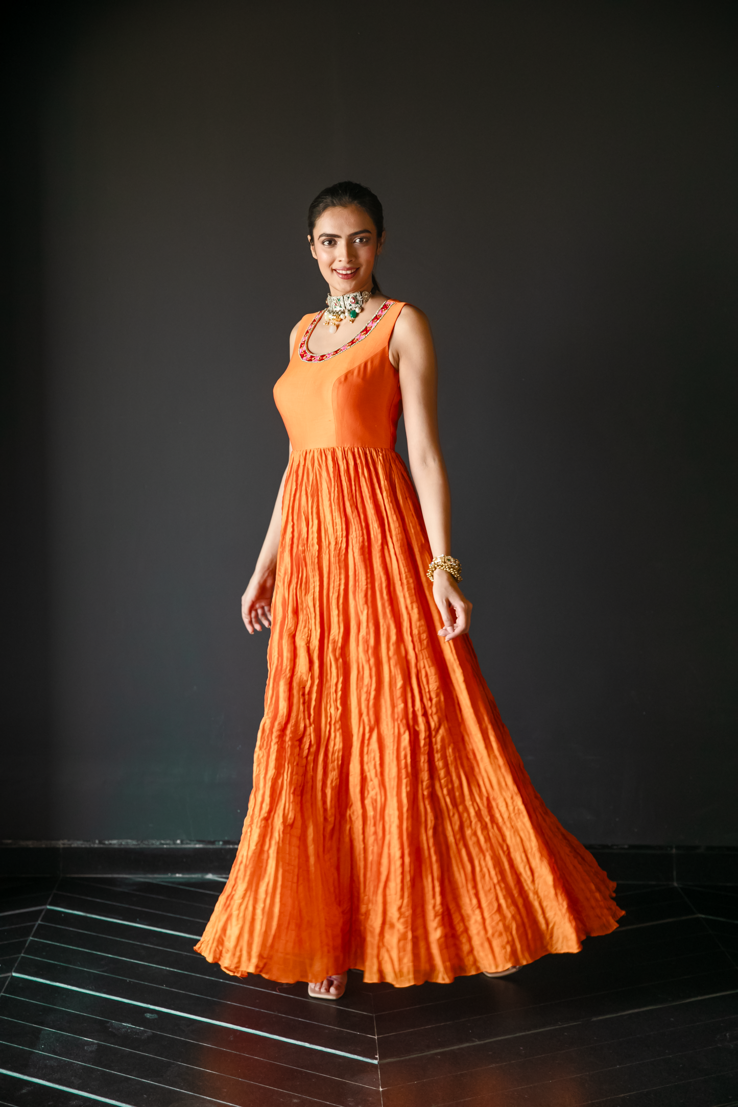 Kalpaha Orange Crush Dress