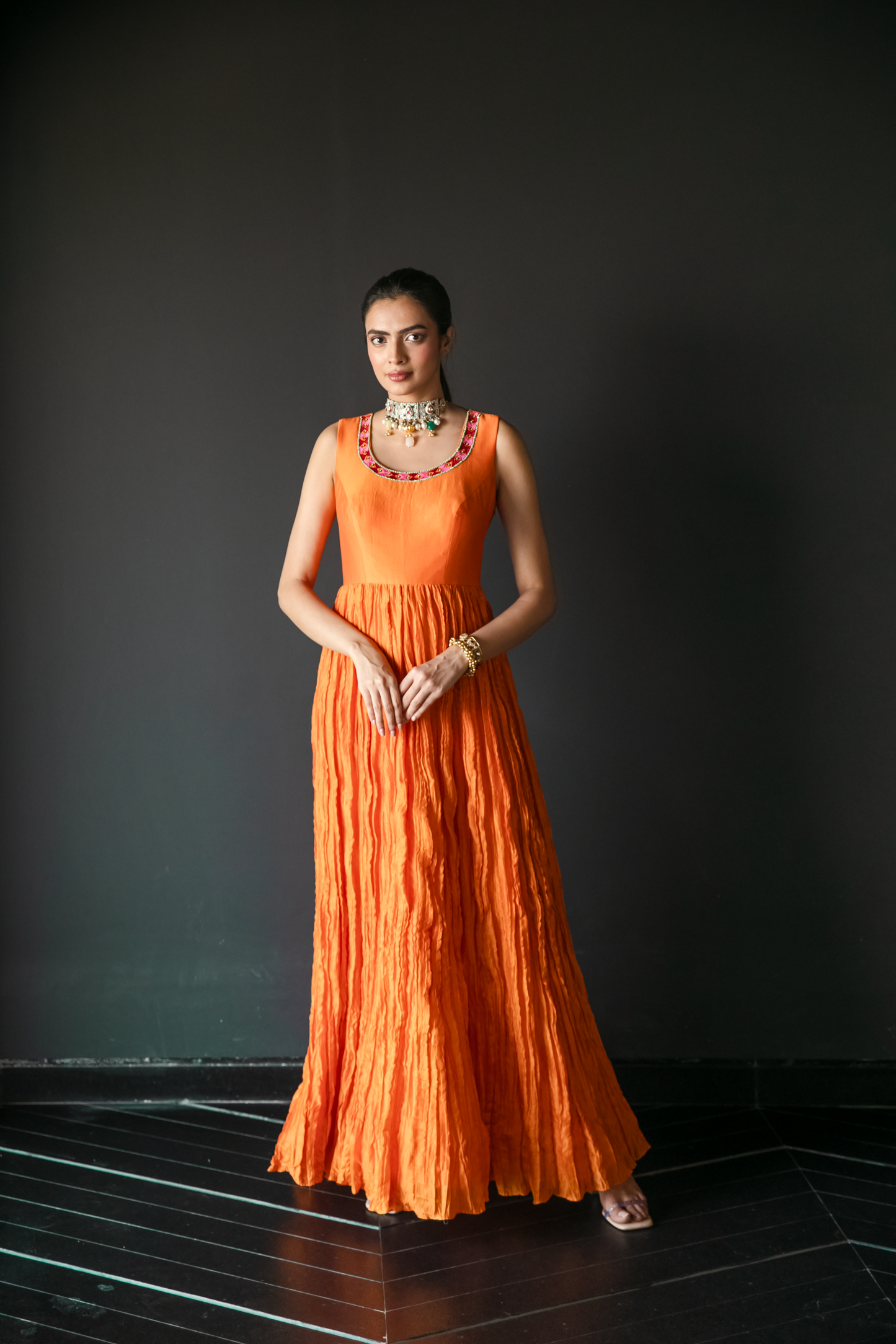 Kalpaha Orange Crush Dress