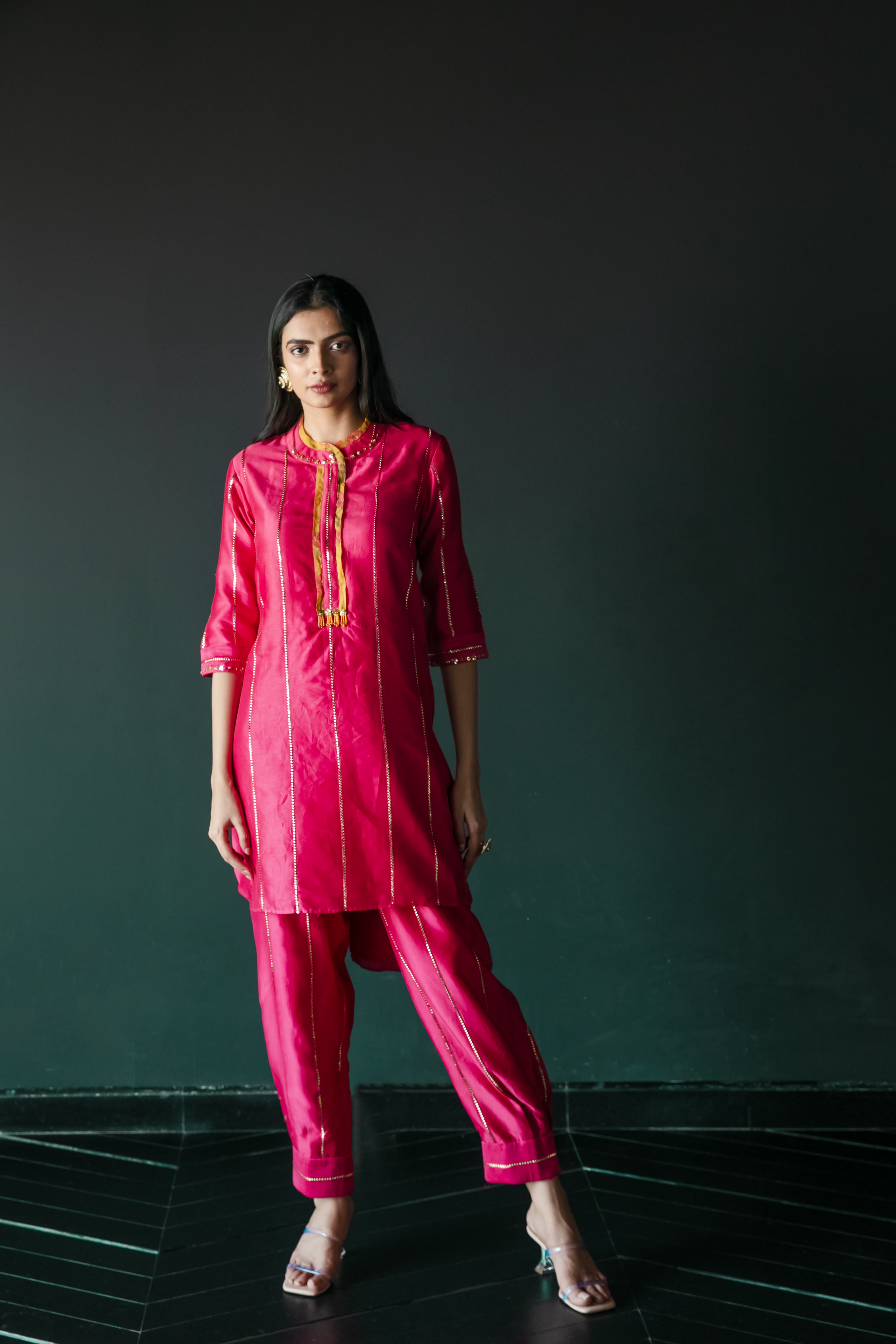 Pink Kurta & Pants